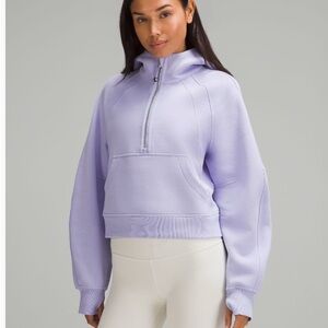 Scuba Cropped Half Zip
